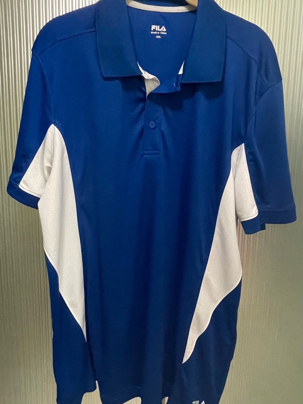 Fila Men’s Short Sleeve Collared Polo Shirt Size XXL